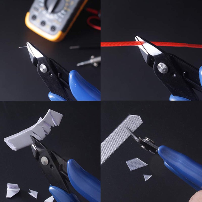 KALIM Needle File Set (10Pcs High Carbon Steel Files) and 1 Wire Cutter in A Carry Bag, File Tools for Soft Metal, Wood, Jewelry, Model, DIY, Hobby, etc. - Image 5